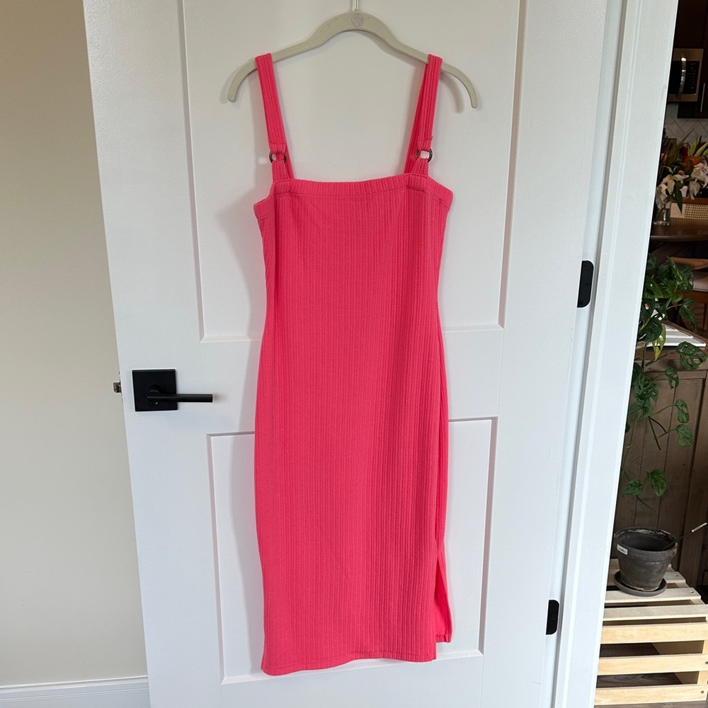Barbie Pink Sleeveless Bodycon Dress